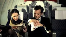 Sasha and Stanley Milgram (Ryder and Sarsgaard)